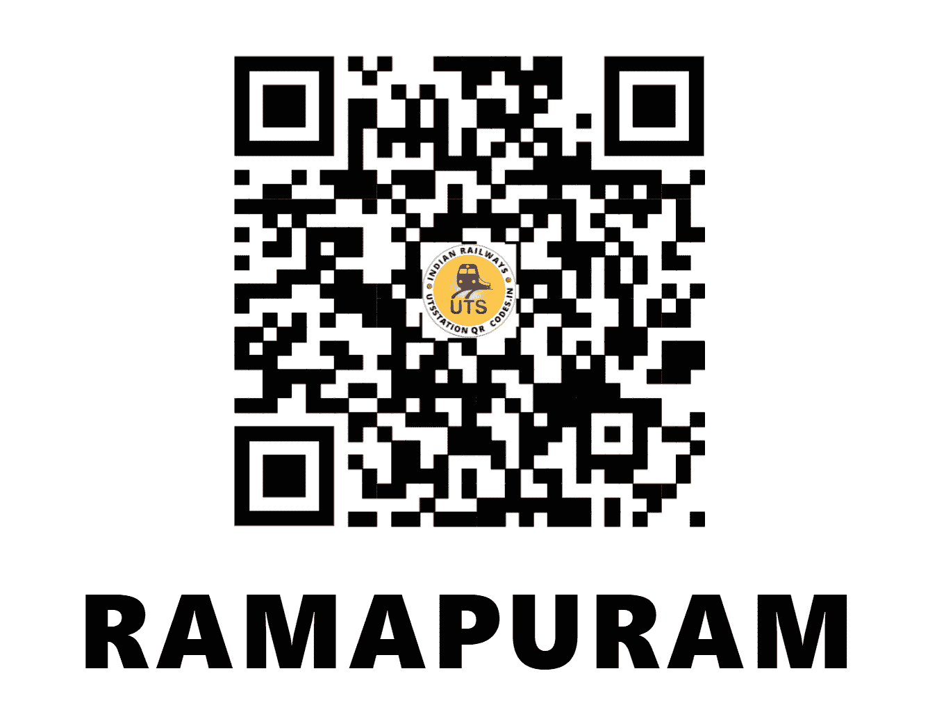 UTS QR Code for RAMAPURAM - RAM - SC (ANDHRA PRADESH)